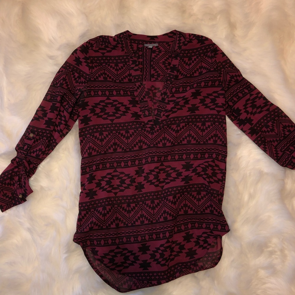 3/4 length blouse
